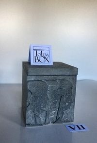 betonnen design box urn