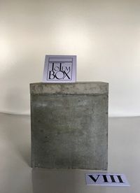 betonnen design box urn