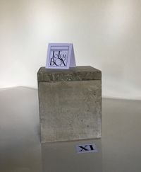 betonnen design box urn