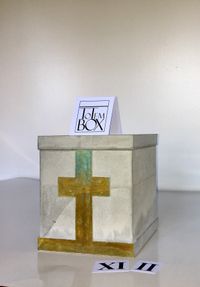 betonnen design box urn