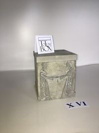 betonnen design box urn