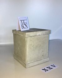 betonnen design box urn