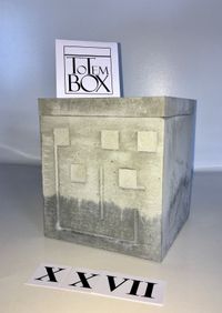 betonnen design box urn