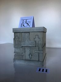 betonnen design box urn