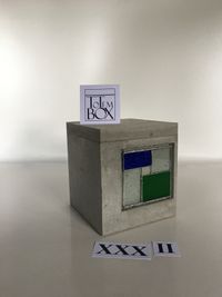 betonnen design box urn