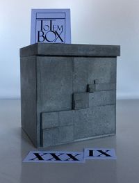 betonnen design box urn