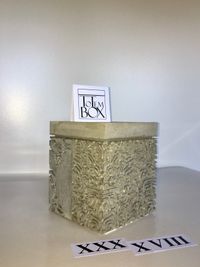 betonnen design box urn