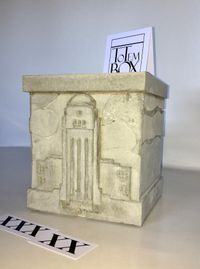 betonnen design box urn