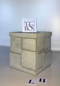 betonnen boxdesign &quot;beton-beton&quot;