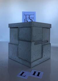 betonnen box met brutalistisch ontwerp &quot;Beton-beton&quot;