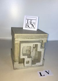 designobject betonnen box &quot;brutal&quot;