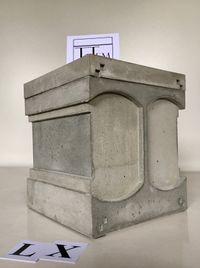 betonnen design box urn