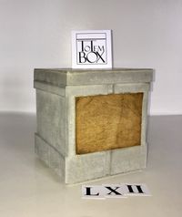 Betondesign box met eiken deel meegegoten.