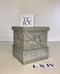 betonnen design box urn