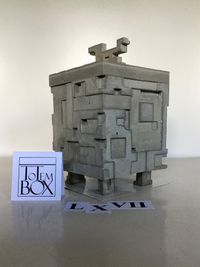 betonnen design box urn