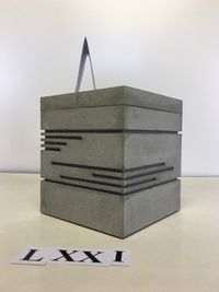 betonnen design box urn