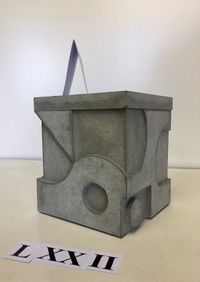 betonnen design box urn