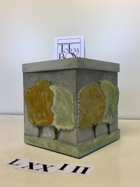 betonnen design box urn