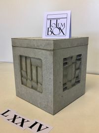 betonnen design box urn