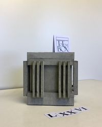 betonnen design box urn