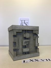 betonnen design box urn