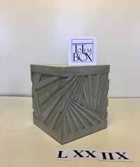 betonnen design box urn