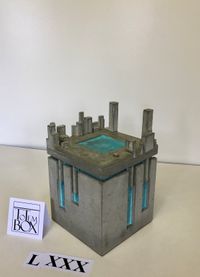 betonobject &quot;blue city box&quot;