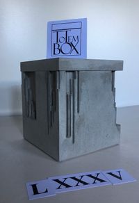 betonnen box urn uniek ontwerp en handgemaakt